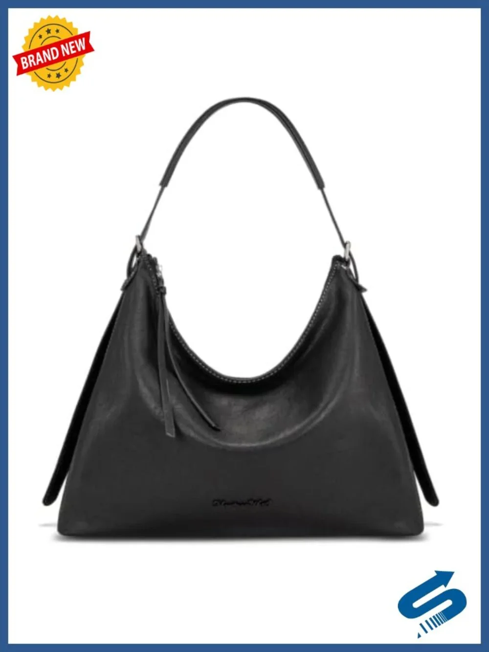 Large Slouchy Hobo Bag Women Ultra Soft Vegan Leather Shoulder Handbag